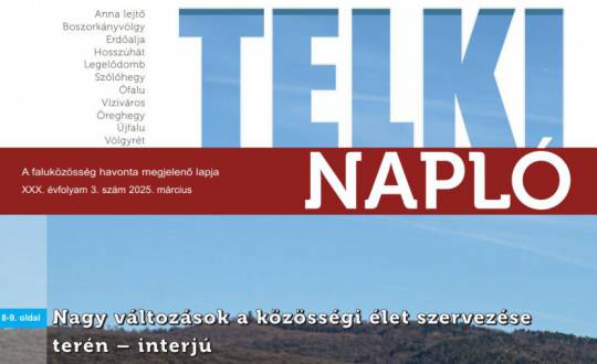 Telki Napló: íme, legfrissebb híreink!