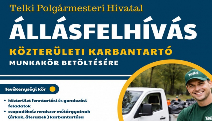 Jelentkezzen közterületi karbantartónak!