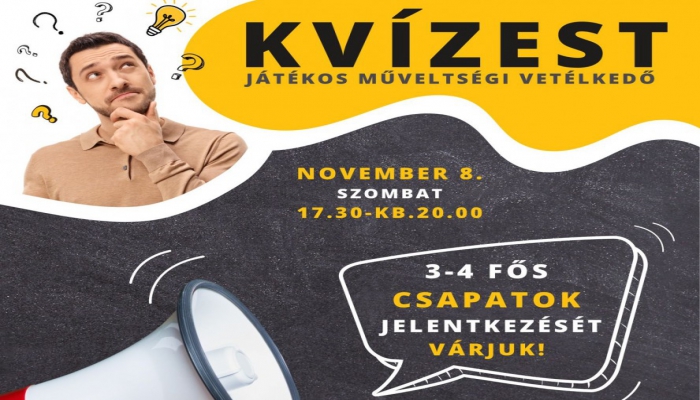 Kvízest Telkiben - jelentkezzen csapatával!