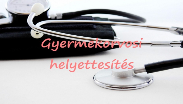 Szabadság miatti változás a gyermekorvosi rendelésben