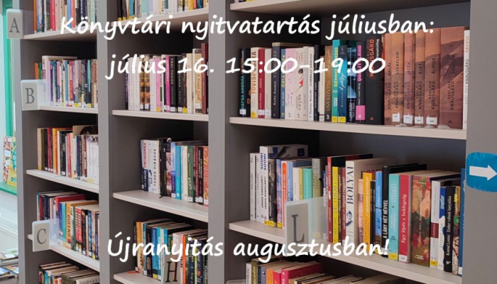 Könyvtári helyettesítés és szünet