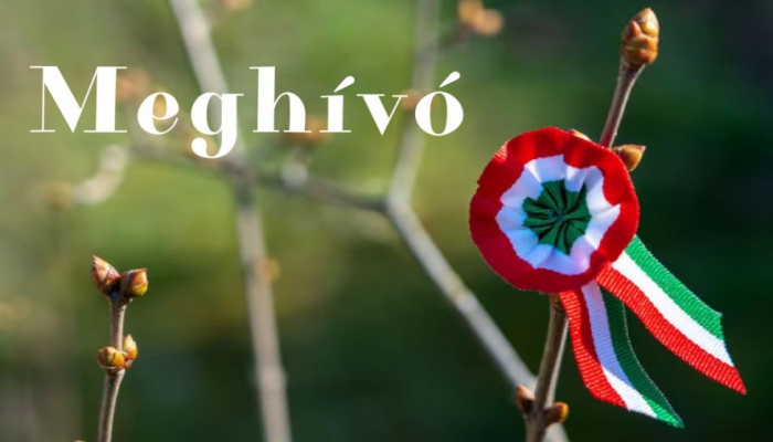 Meghívó március 15-i ünnepségre