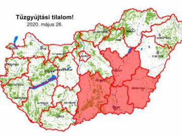 Feloldották a tűzgyújtási tilalmat Pest megyében