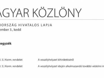 Újra elrendelték a rendkívüli jogrendet