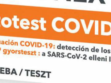 Már kapható az otthon használható Covid-gyorsteszt