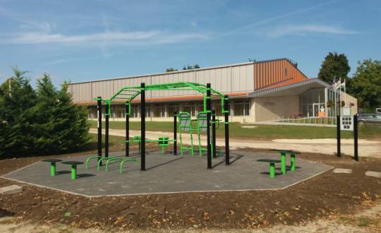 Már használható a fitneszpark