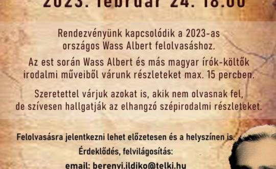 Wass Albert felolvasóest