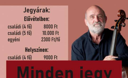 Gryllus Vilmos koncert a Faluházban - fontos tudnivalók!