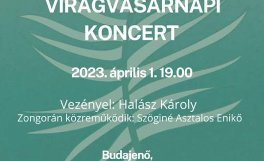 Virágvasárnapi koncert a Nőikarral