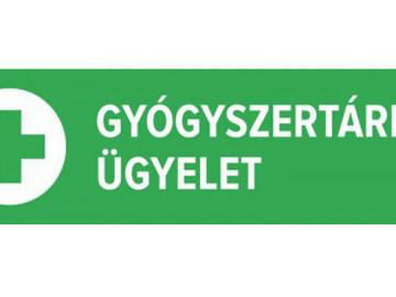 Augusztusi gyógyszertári ügyelet