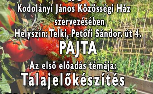 Biokiskert előadássorozat