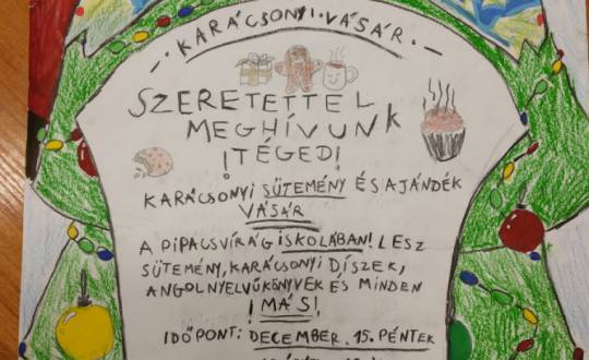 Iskolai karácsonyi vásár