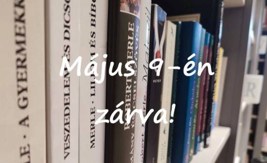 Pénteken nem nyit ki a könyvtár