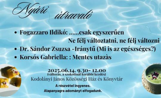 T-Együnk együtt évzáró - nyári útravaló