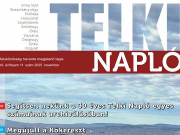 Megérkezett a legújabb Napló - lapozza át friss telki híreinkért!
