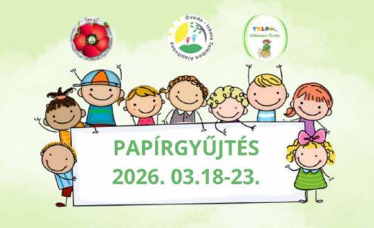 Óvodai-iskolai papírgyűjtés