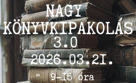 Újra jön a Nagy Könyvkipakolás!