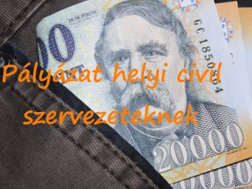 Pályázat helyi civil szervezeteknek