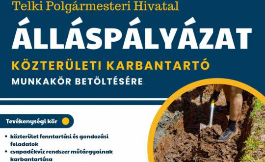 Közterületi karbantartó állás
