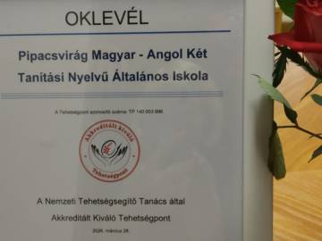 Akkreditált Kiváló Tehetségpont elismerés