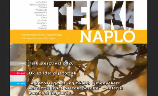 Fesztivál, interjú, díjazottak - íme, a májusi TN!
