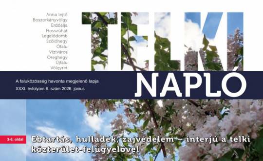 Lapozza át a júniusi Telki Naplót online!