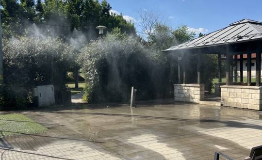 Közterületi párakapuk és vízosztási pontok