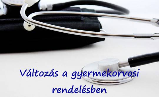 Változás a gyermekorvosi rendelésben