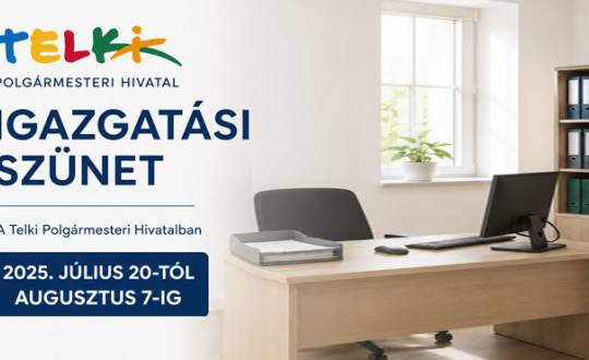 Igazgatási szünet a hivatalban
