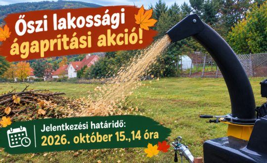 Őszi lakossági ágaprítási akció!