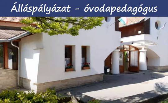 Jelentkezzen óvodapedagógusnak!