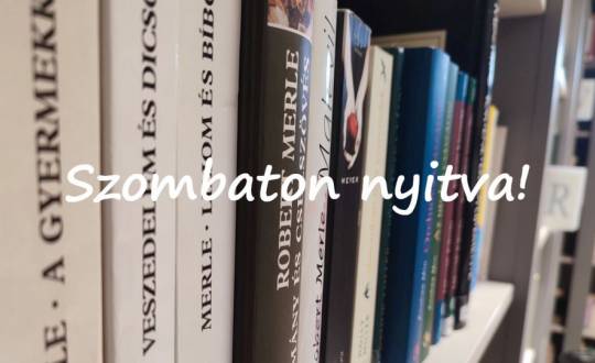 Szombaton nyitva lesz a könyvtár